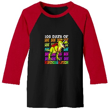 Discover Dinosaur Pet 100 Days Of Kindergarten T rexs 100th Day of School Trex Boys Baseball Tees