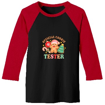 Discover Official Cookie Tester Christmas Couples Matching Toddler Baseball Tees