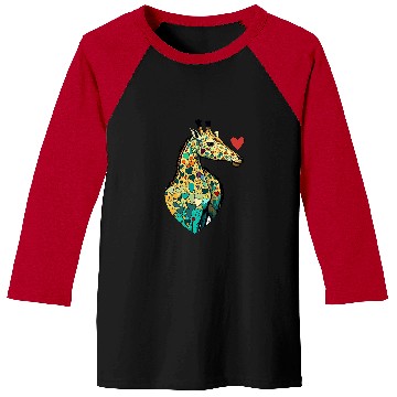 Discover Giraffe Pet 8 Baseball Tees