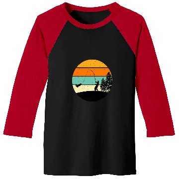 Discover Fishing Fun fishermen fishing at the lake vintages retro nostalgia Baseball Tees