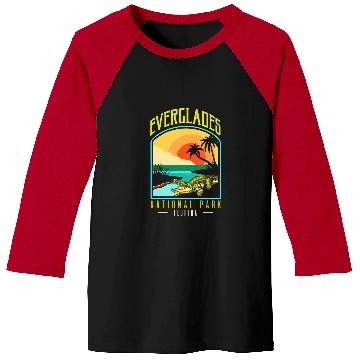 Discover Alligator Pet Everglades National Park US Crocodile Florida Alligators 2 Baseball Tees