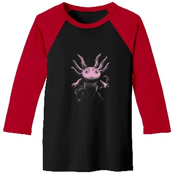 Discover Axolotls Pet salamander water Baseball Tees