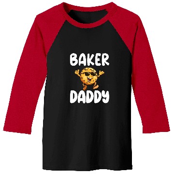 Discover Baker Dad Cookie Bakery Cookie Baker Daddy Baseball Tees