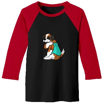 Discover I Love Dad Tattoo Saint Bernard Father Dog Baseball Tees