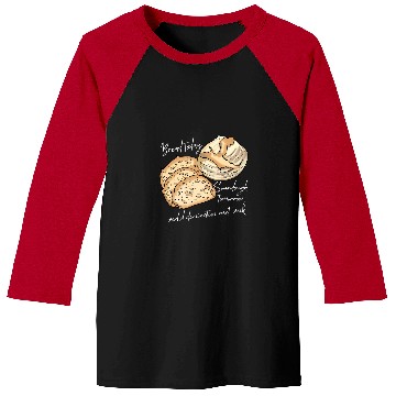 Discover Funny Bread today sourdough tomorrow baking Baker sourdough Baseball Tees
