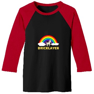 Discover Bricklayer Construction Job Satirical Baseball Tees
