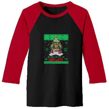 Discover Book Fun Lover xmass Tree Librarian Booked Up For The Holidays Baseball Tees