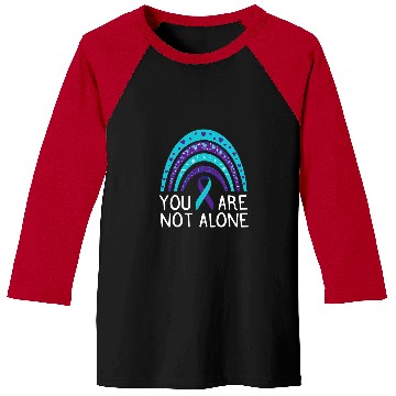 Discover suicides Prevention 988 Ribbon You Are Not Alone suicides Awareness Mental Health Baseball Tees