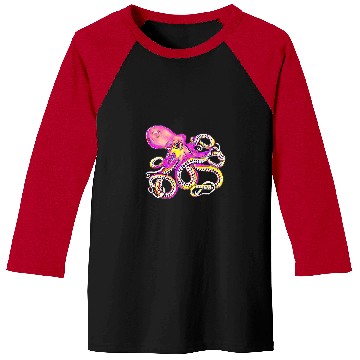 Discover Octopus Pet Tentacle Squid11 Baseball Tees