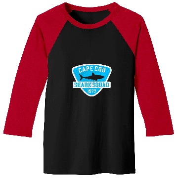 Discover Shark Pet Kids Retro Cape Cod Shark Squad kids Baseball Tees
