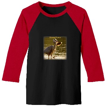Discover Fishing Fun Great Blue Heron 1 Baseball Tees