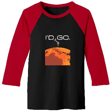 Discover Colonize Occupy Mars astronomer scientist Baseball Tees