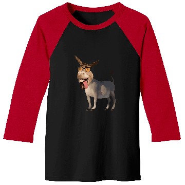 Discover Donkey Pet Wearing Sunglasses Zookeeper Baseball Tees