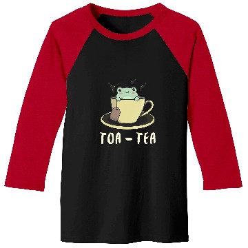 Discover Frog Pet Cottagecore Aesthetic Kawaii Frog Toad Toa Tea In A Tea Cup8 Baseball Tees