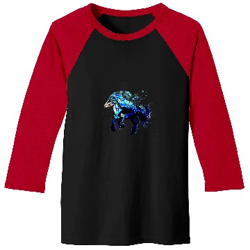 Discover Horse Pet Galaxy horse animal print design Baseball Tees