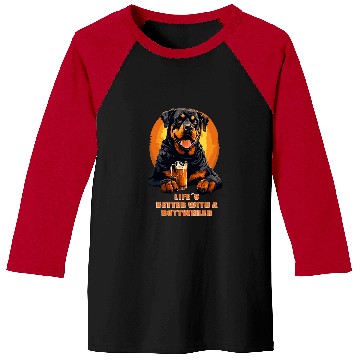 Discover Rottweiler Pet Das Leben ist besser mit einem RottweilerRottie Rotweiler Baseball Tees