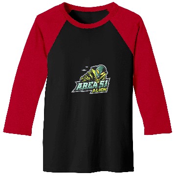 Discover Aliens UFO Area 51 Baseball Tees