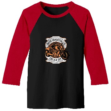 Discover Motorcycle Bike Never underastimate the old guy 22 Baseball Tees