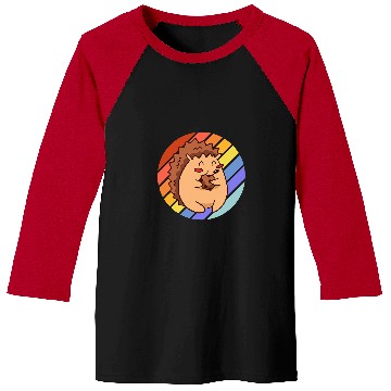 Discover Hedgehog Pet Little Hedgehogs eats cookie 2 Baseball Tees