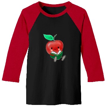 Discover Book Fun Apple Picking Crew Library Teacher Reader Nerd Baseball Tees