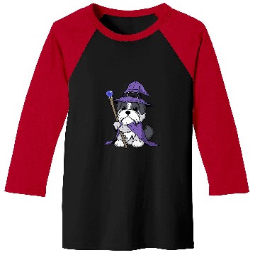 Discover Schnauzer Pet Wizard Funny Dog Magic 2 Baseball Tees
