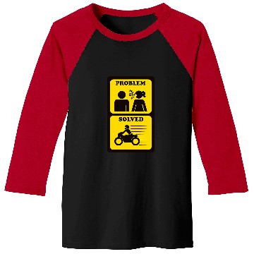 Discover Mens Funny Motorcycle T Problem Solved Biker Gift Tee Men Baseball Tees