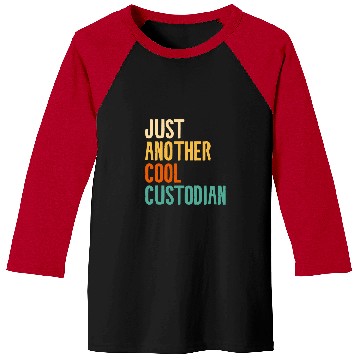 Discover Just Another Cool Custodian School Janitor Baseball Tees