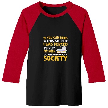 Discover Book Fun Rejoin Society Book Lover Bookworm Libary Baseball Tees