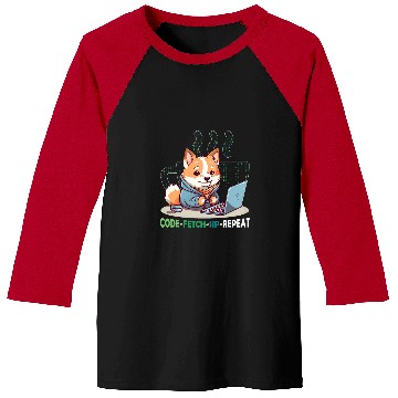 Discover Shiba Inu Pet Code Fetch Sip Repeat Coffee Binary Shiba Inu Programmer Baseball Tees
