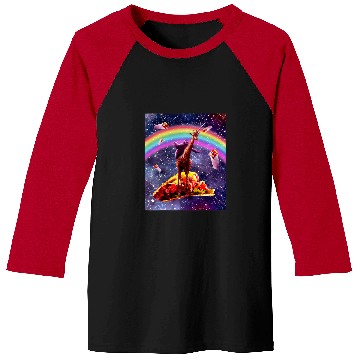 Discover Giraffe Pet Unicorns Giraffes Ridable Space Sloth Baseball Tees