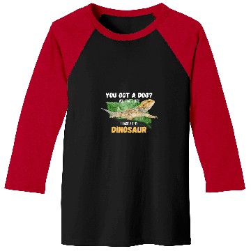 Discover Bearded Dragon Pet I Raised A Tiny Dinosaur Funny Bearded Dragon Animals Baseball Tees