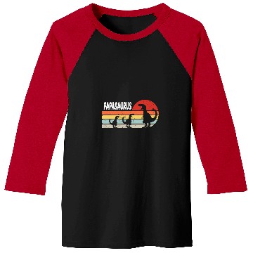 Discover Dinosaur Pet papasaurus t rexs papa saurus men Baseball Tees