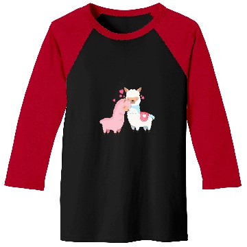 Discover Llama Pet Couples Gift Wedding Anniversary Valentines Him Her Baseball Tees