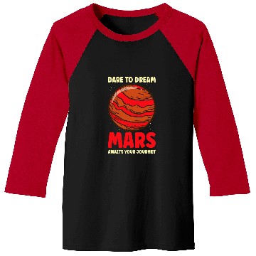 Discover Astronaut Job Mars Explore Astronaut Astronomy Solar System Outer Space 08 Baseball Tees
