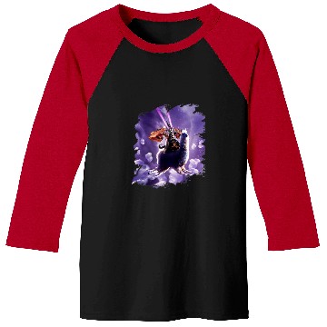 Discover Llama Pet Tornado Cat Riding Llama With Bacon Baseball Tees