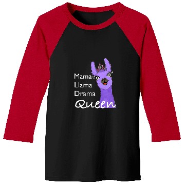 Discover Llama Pet design mama llama drama queen Baseball Tees