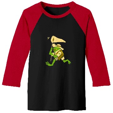 Discover Frog Pet Camping Crew Road Trip Baseball Tees