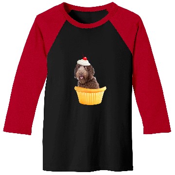 Discover Cupcake Puppy Labradoodle Baseball Tees