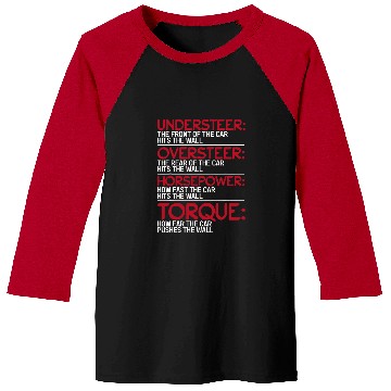 Discover Horse Pet Understeer Oversteer Horsepower Torque Baseball Tees