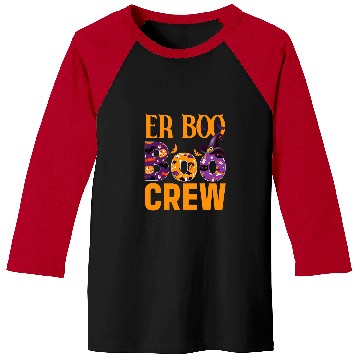 Discover nurses Job Halloween ER Costume Women Men ER Boo Boo Crew nurses Baseball Tees