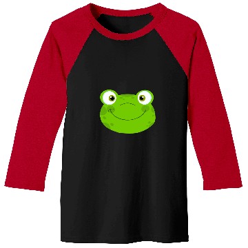 Discover Frog Pet Face Baseball Tees