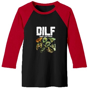 Discover Frog Pet DILF Damn I Love Frogs Toad Amphibian Baseball Tees
