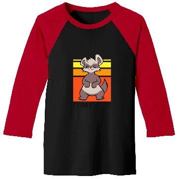 Discover Ferret Pet Dad Funny Ferret Owner Papa Baseball Tees
