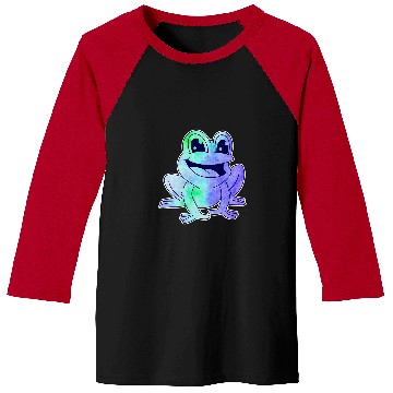 Discover Frog Pet Colorful frog toad weather Baseball Tees