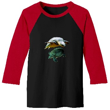 Discover Turtle Pet Australian Fly River Turtle Pig Nosed Turtle Lovers Baseball Tees