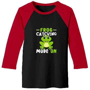 Discover Frog Pet Catching Mode On Frog Hunter Toad 1 Baseball Tees