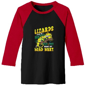 Discover Chameleon Pet Lizards Make Me Happy Humans Make My Head Hurt Lizard Lover Baseball Tees