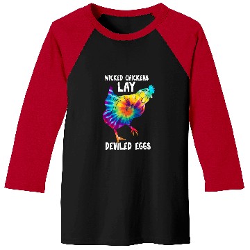 Discover Chicken Pet Wicked Chicken Lay Deviled Eggs Funny Farmhouse Chicken Baseball Tees
