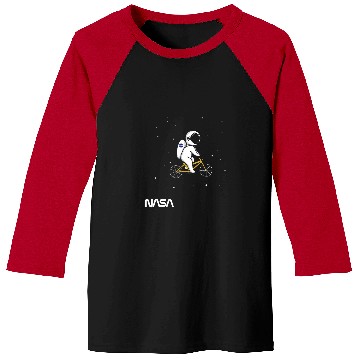 Discover Astronaut Job NASA Astronaut Bicycle Worm Baseball Tees