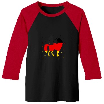 Discover Unicorn Pet German Germany Flag Baseball Tees